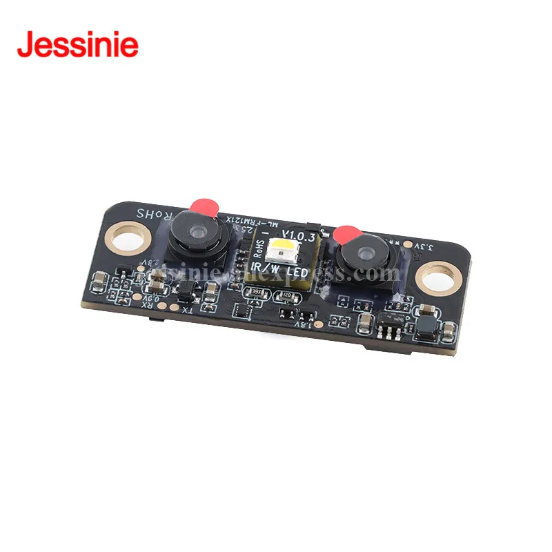 FRM1213 Facial Recognition Module HLK-FRM1213 3D IR Infrared AI Binocular Camera Liveness Detection 