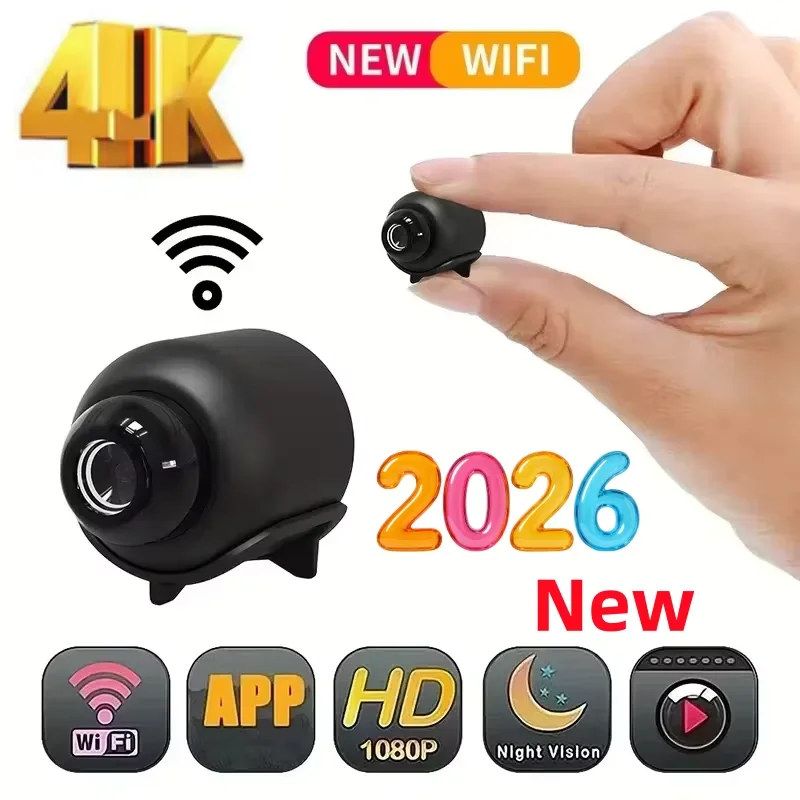 X5 Mini Camera 1080P Clear Night Vision Lightweight Portable Premium Cams Motion Detection Wireless 