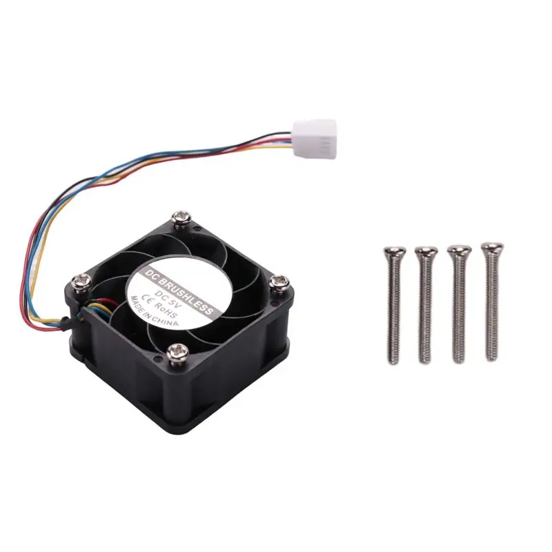 A28Q-For Jetson Nano Cooling Fan 5V, 4PIN Reverse-Proof,PWM Speed Adjustment, Strong Cooling Air