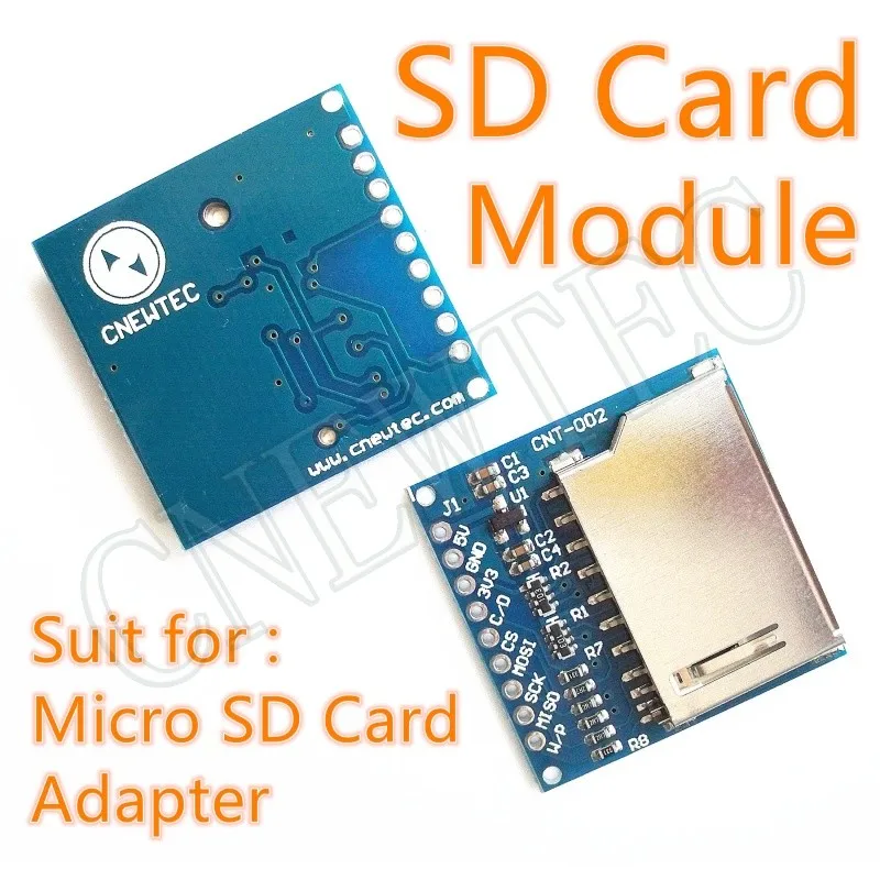 Micro SD Storage Expansion Board TF Card Memory Shield Module SPI For Arduino ESP32 STM32 AVR PIC 51