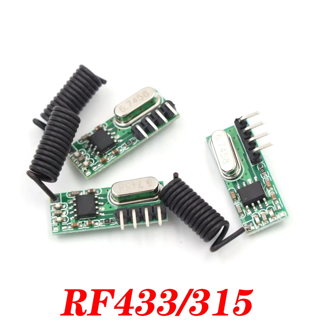 433 Mhz Superheterodyne RF Receiver and Transmitter Module 433Mhz Remote controls For Arduino uno Wi