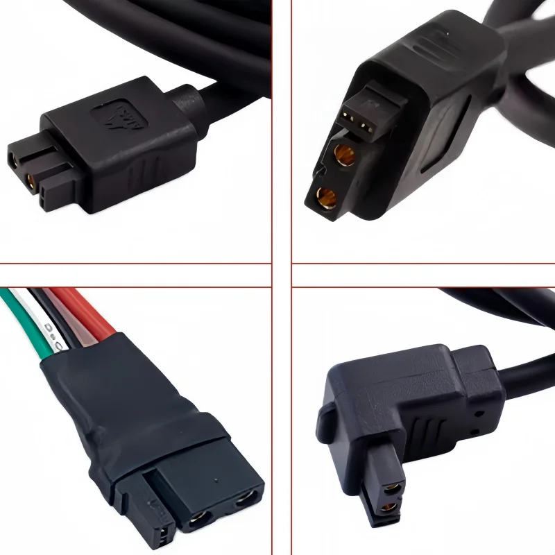 XT30 (2+2) Female Connector with Signal Pins, XT30F 4 Pin Plug with Silicone Wire for Robotics, FPV 