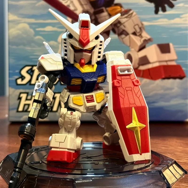 SDCS RX-78F00 Yokohama Series Q-Version Posable Snap-fit Model Kit Mobile Humanoid Robot Assembly Ac