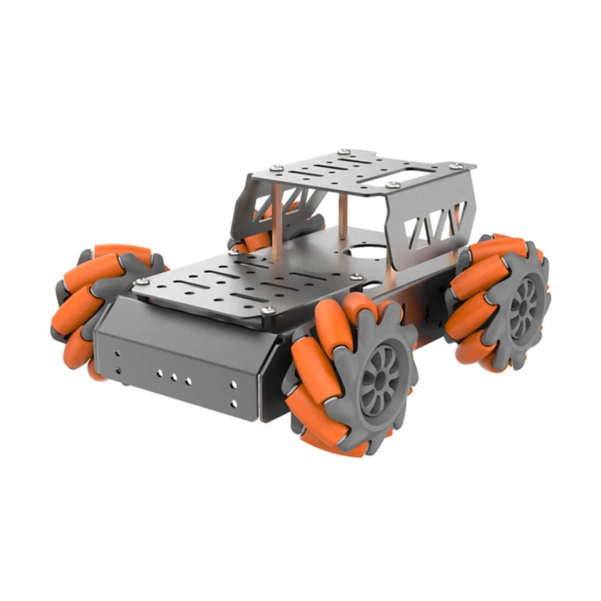 Four-wheeled Intelligent Vehicle Chassis 4WD Wheel Chassis Aluminum Alloy Frame Smart Car Kit For DI