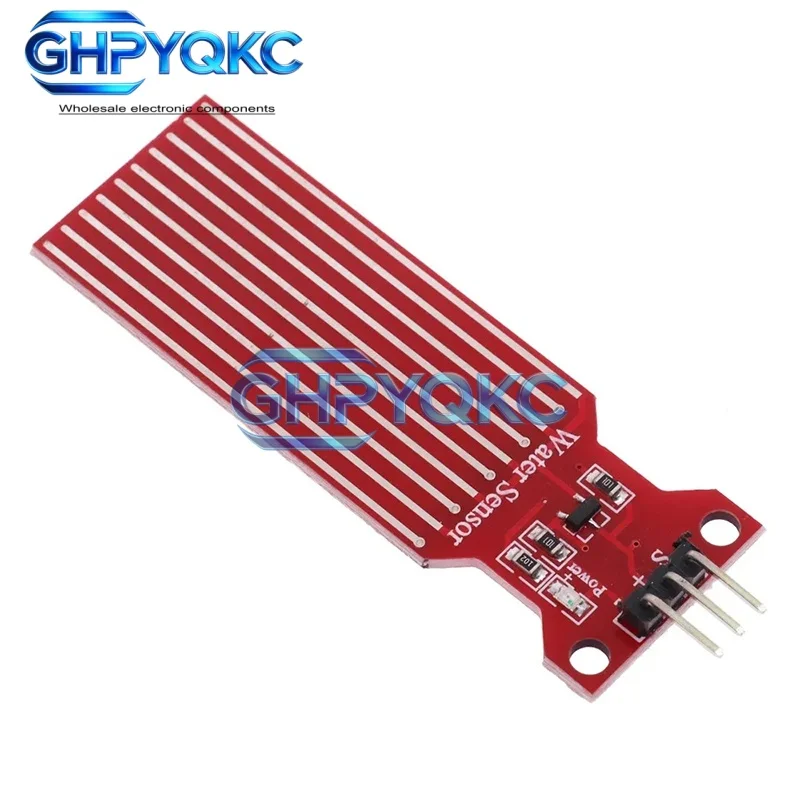 GHPYQKC 1-10pcs DC 3V-5V Rain Water Level Sensor Module Liquid Surface Depth Height Detection Board 