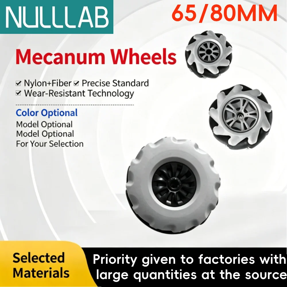 65/80mm Mecanum Wheels Omni Intelligent Small Car ROS Robot Car Chassis Competition for Arduino DIY 