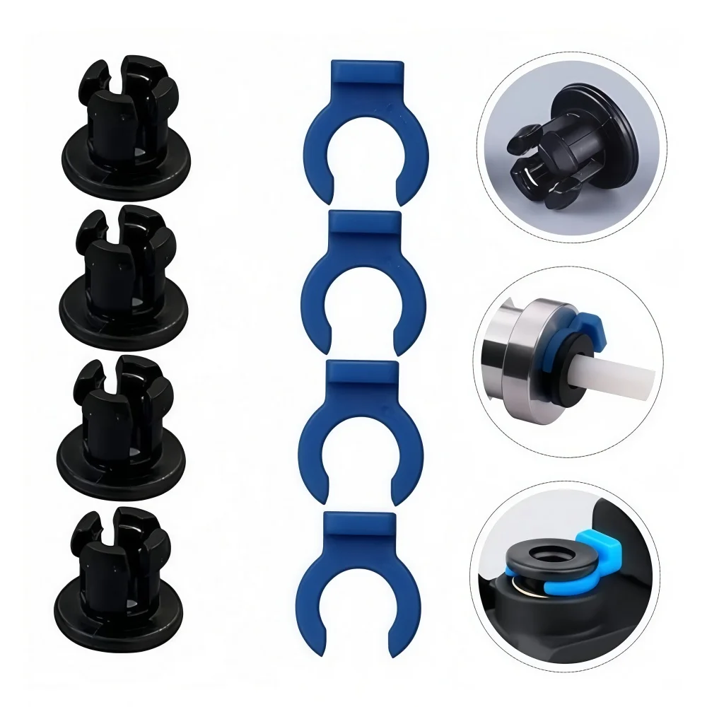 Box Packed Bowden Tube Coupling Collet Clamp Clip Bowden Collet and Clip Set 3D Printer Accessories 