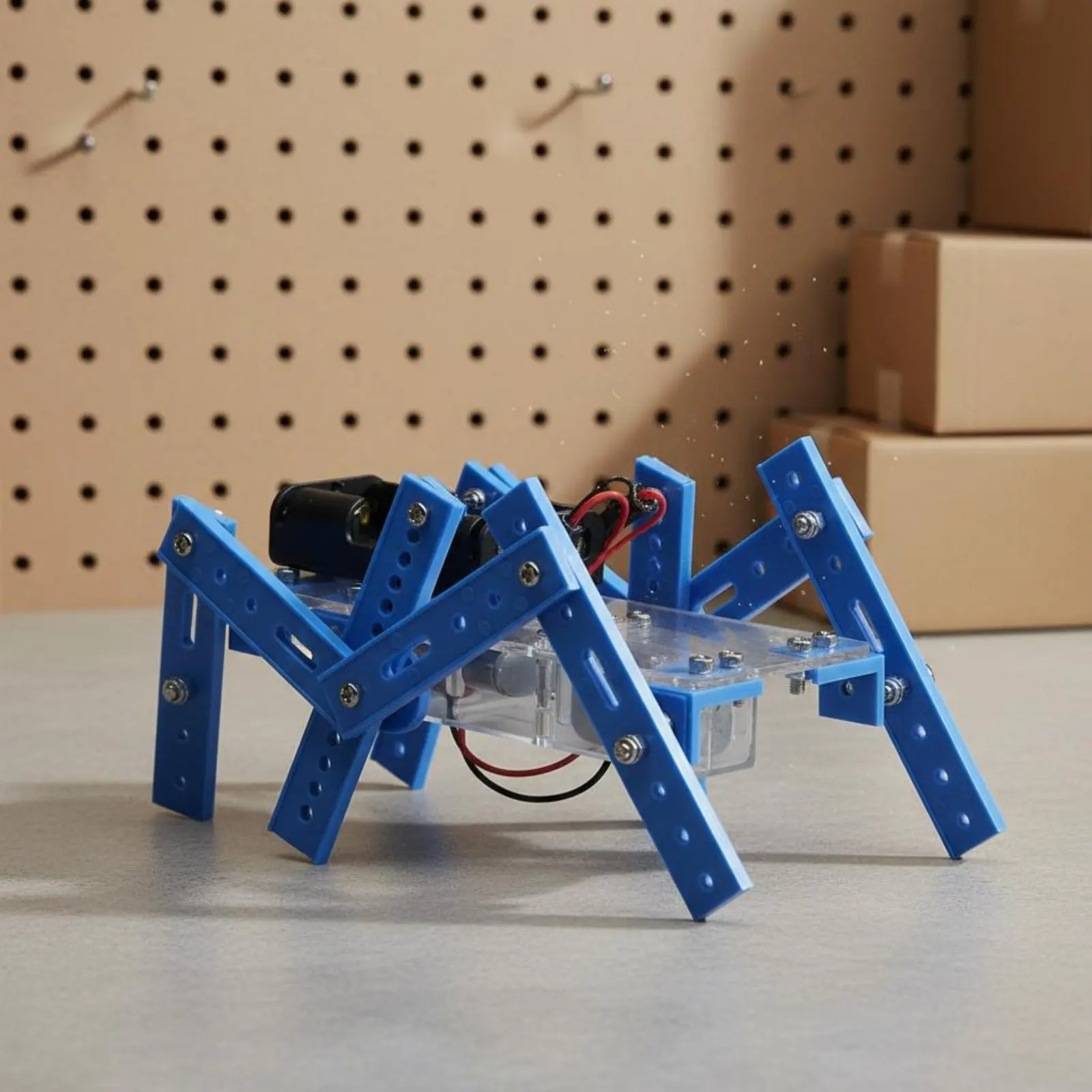 Six-Legged Robot Kit Educational Learning Learning DIY Arachnid Robot Wireless Controller Control He