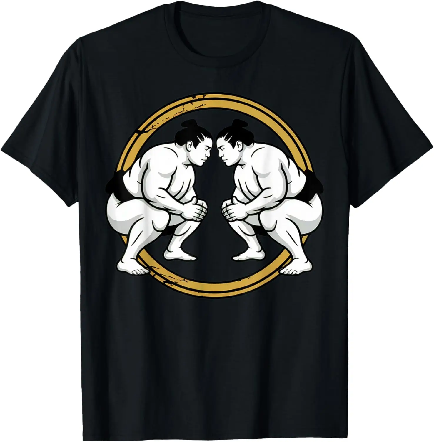 Sumo Japanese Design for Lovers From Wrestling and Sumo T-Shirt Custom Printed Graphic T Shirts Gift