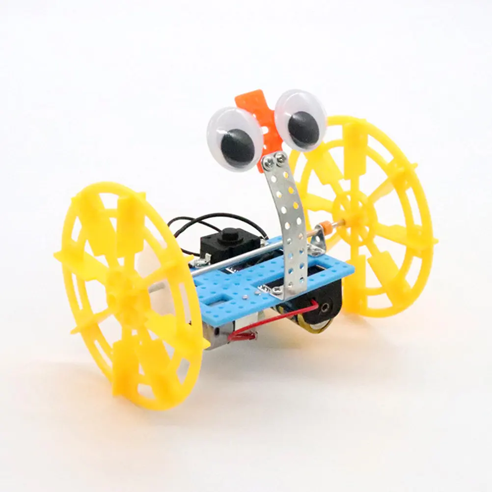 1Set Balance Car Robot DIY Science Experiment Educational Stem Kit for Kids Hands-on Learning Scient