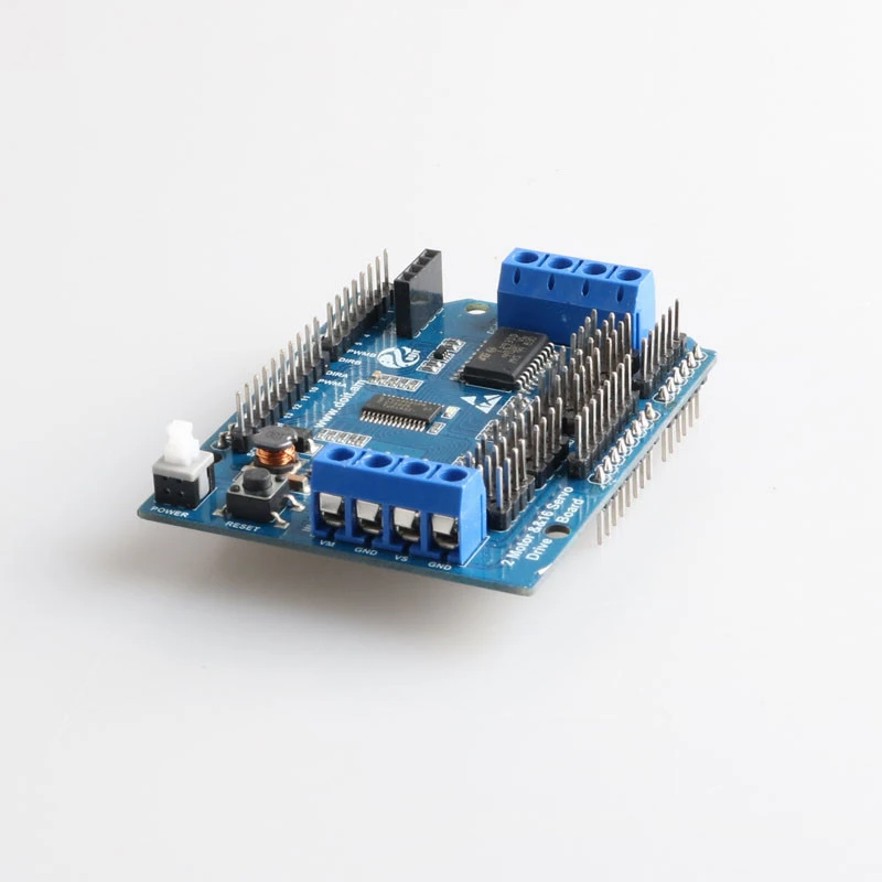 2-Way Motor&16-Way Servo Expansion Board Motor Drive Development Board RC Robot Arm/ Tank Smart Car 