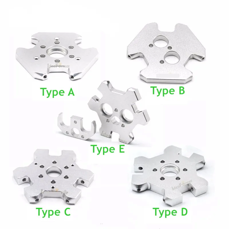 M3 / M4 Delta Kossel aluminum alloy fisheye effector dual effector Hammock Aluminum End Mount for 3D