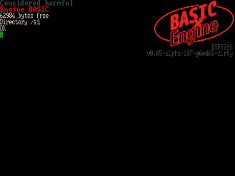 Boot screen