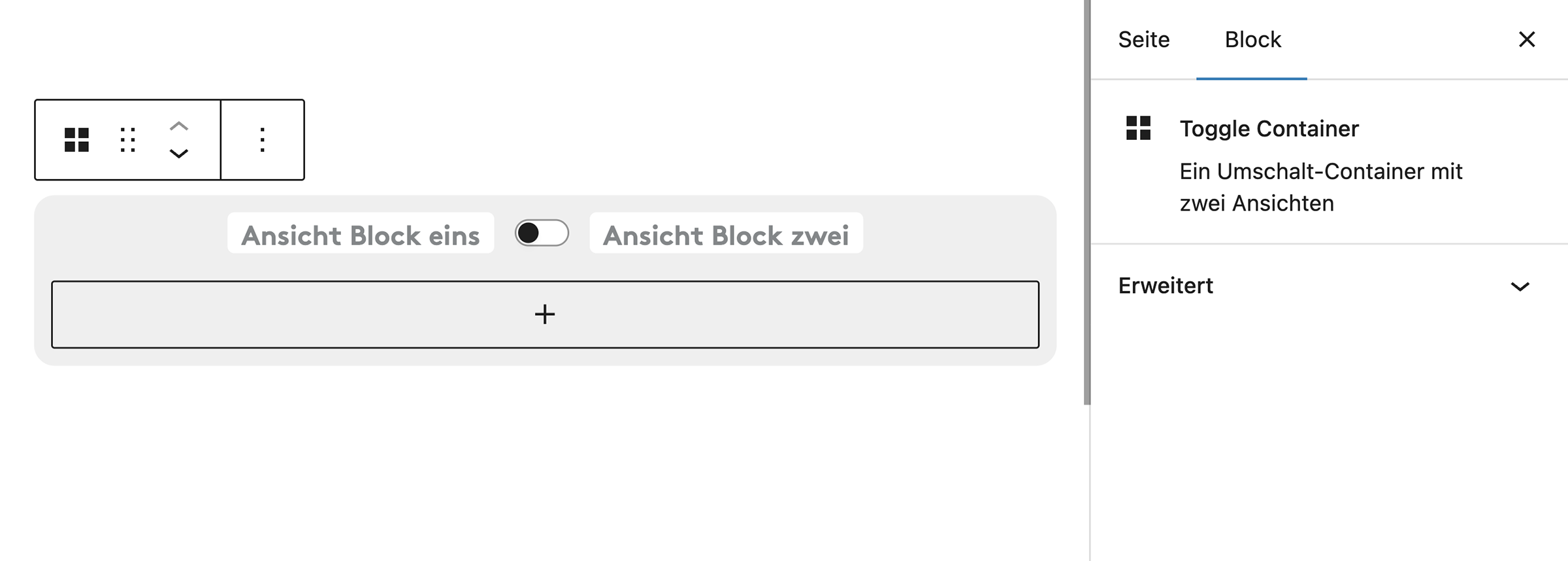 Editor-Ansicht