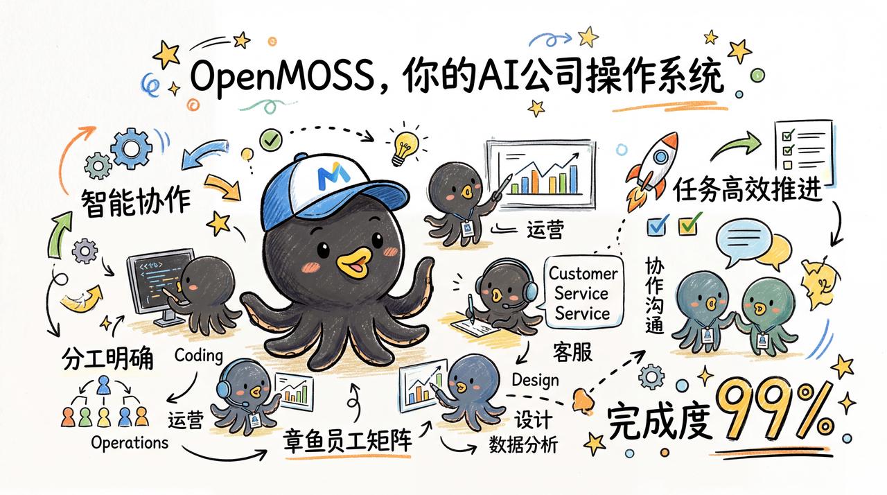 OpenMOSS,你的AI公司操作系统