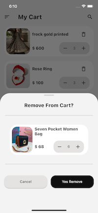 Remove Cart