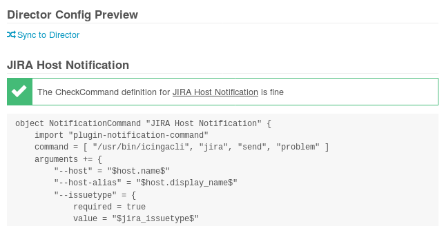 Icinga Director Integration