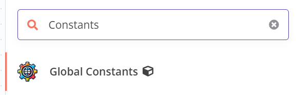 Global Constants node