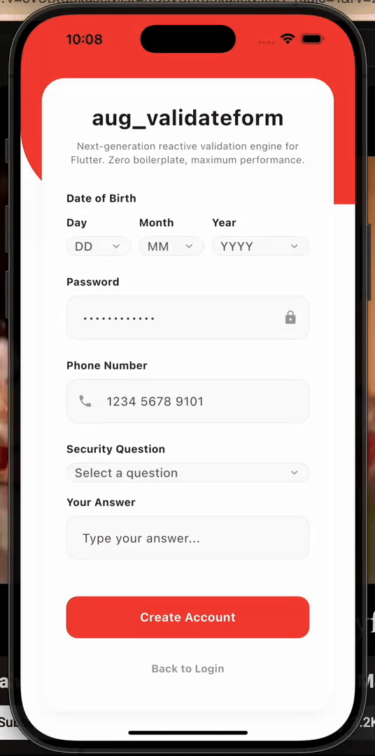 Reactive Validation Demo