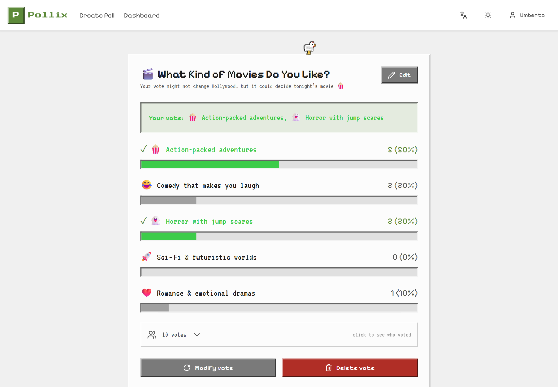 Pollix Vote Screenshot