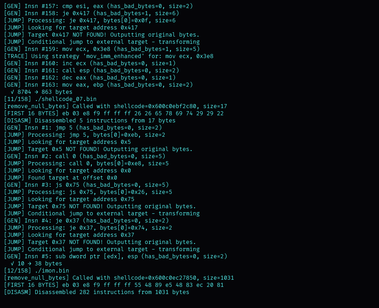 bad-byte banishment in action
