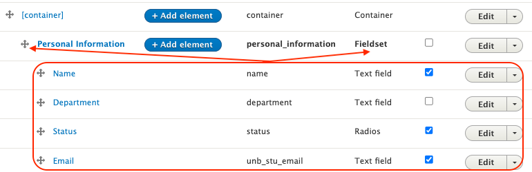 Sample UNB Libraries webform