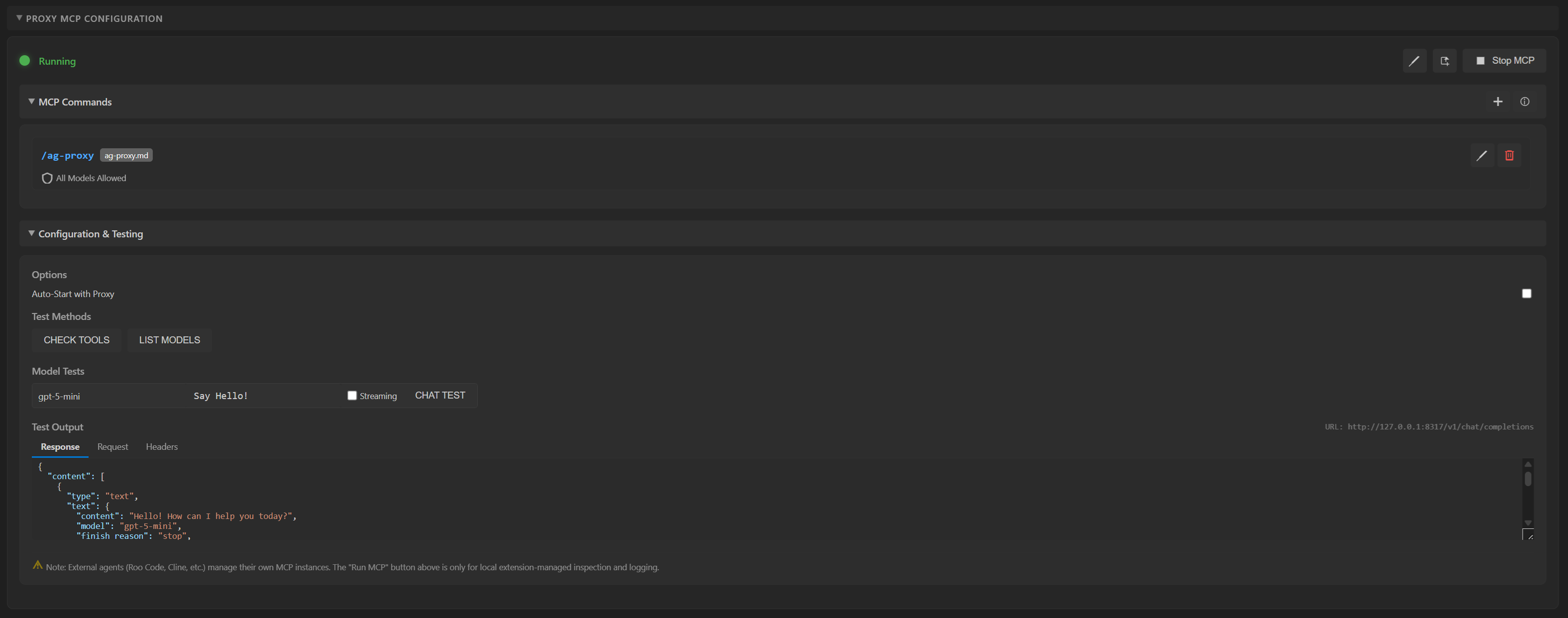 Antigravity Proxy MCP Server