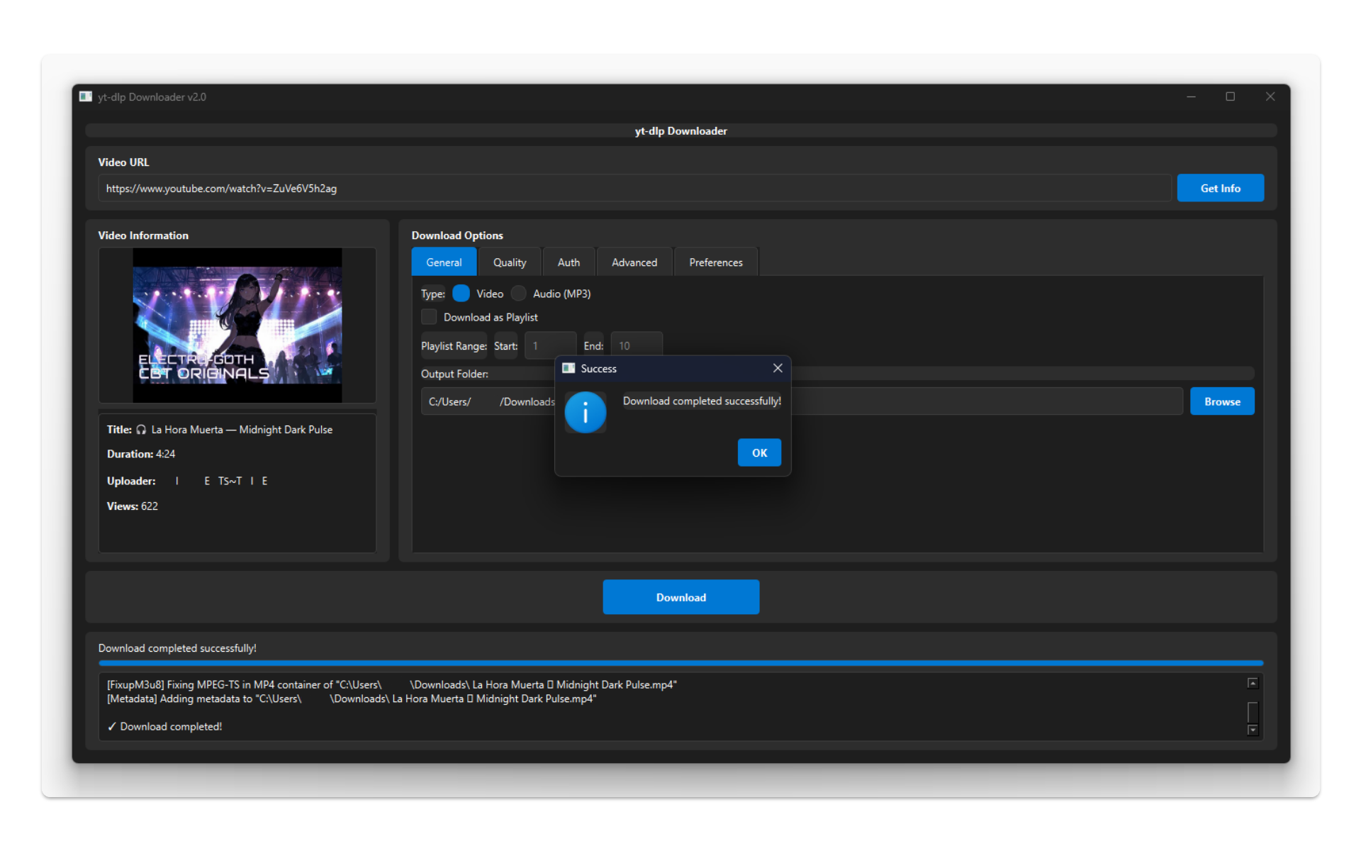 GitHub - uncogeek/yt-dlp-pyqt-gui: A professional and minimalist GUI ...