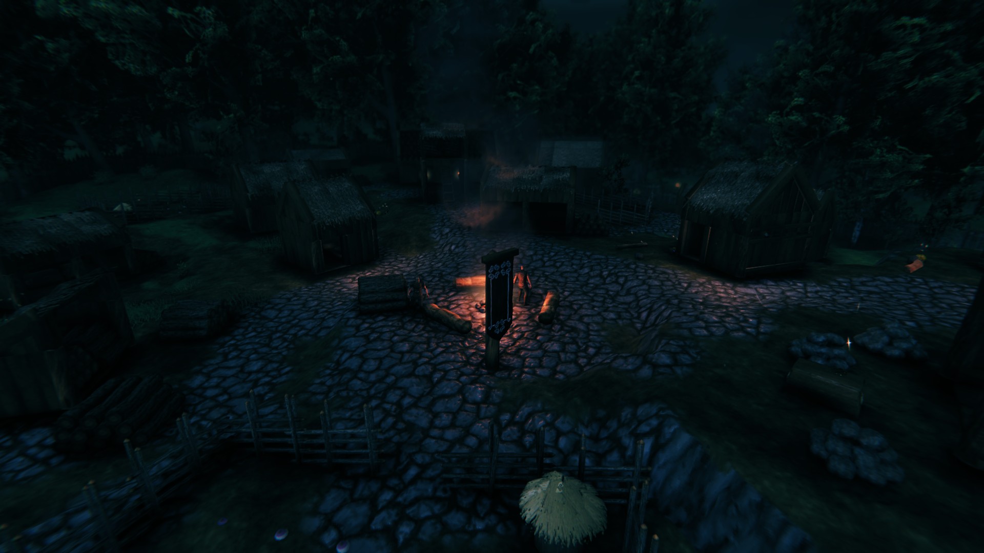 Night at the fire