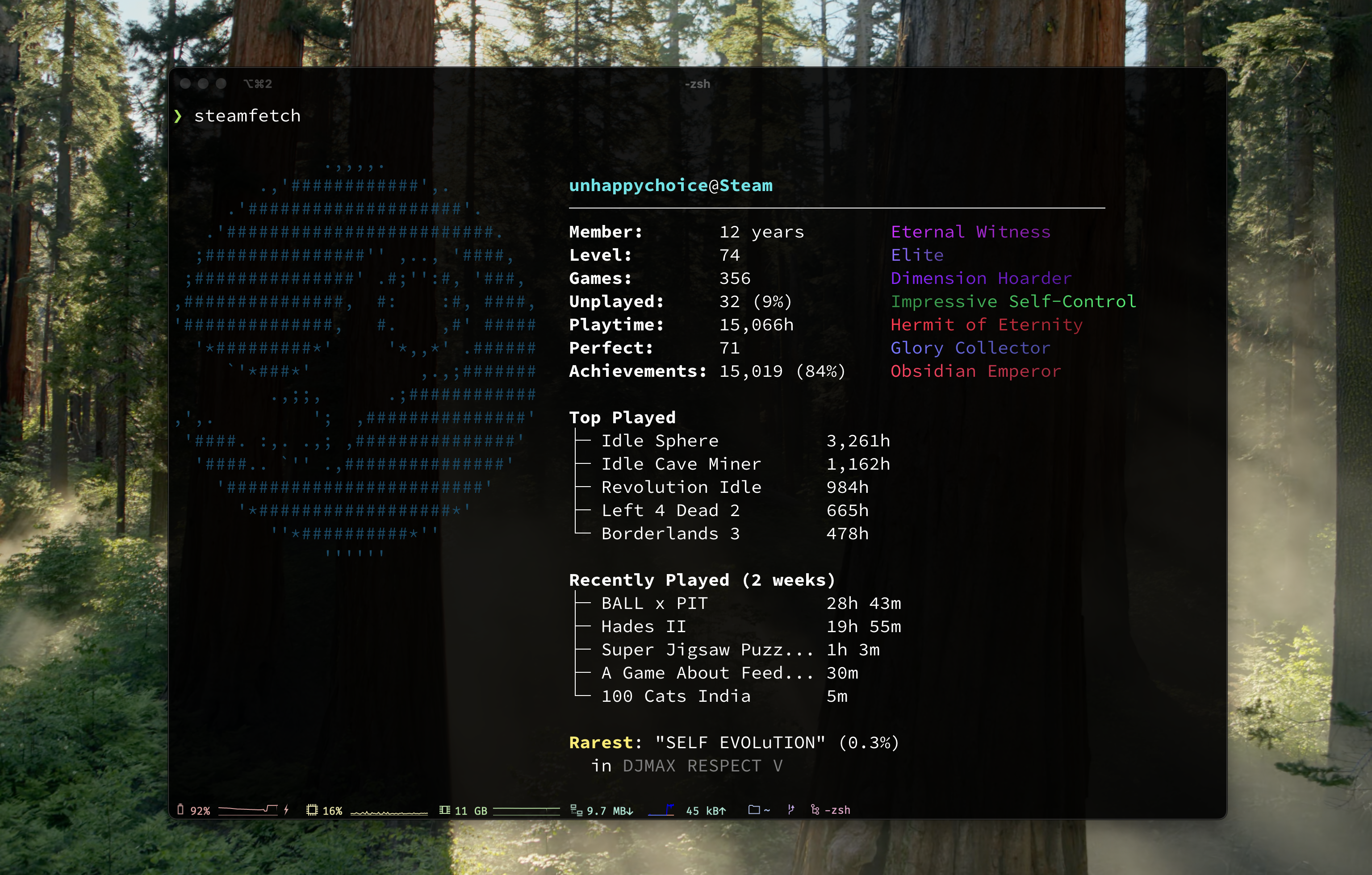 steamfetch