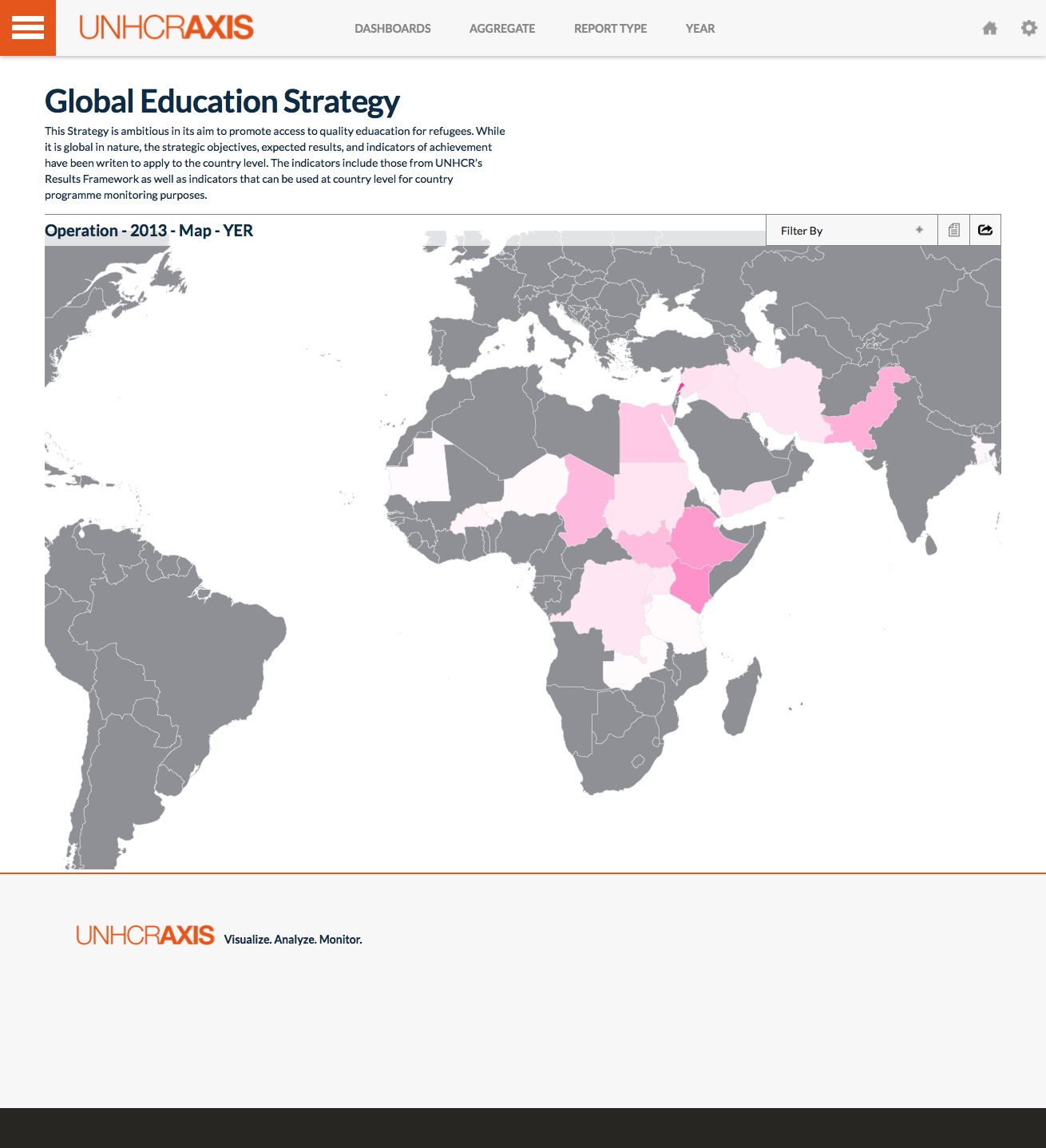 Map dashboard