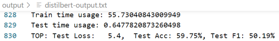 distilbert-output