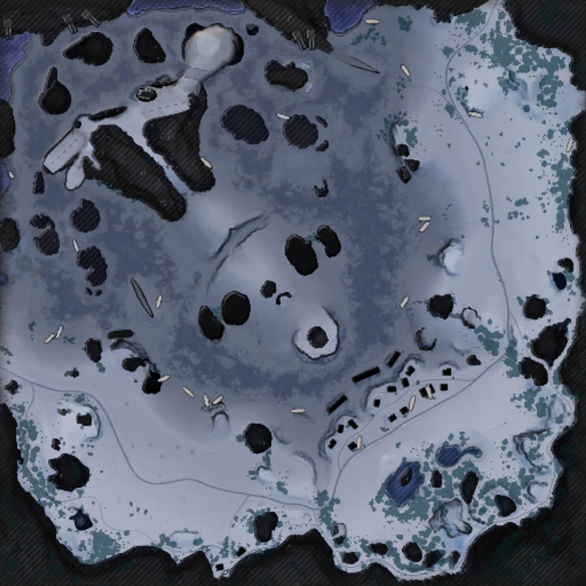Glacier minimap