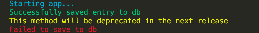 Example console.logs with colors Alt text