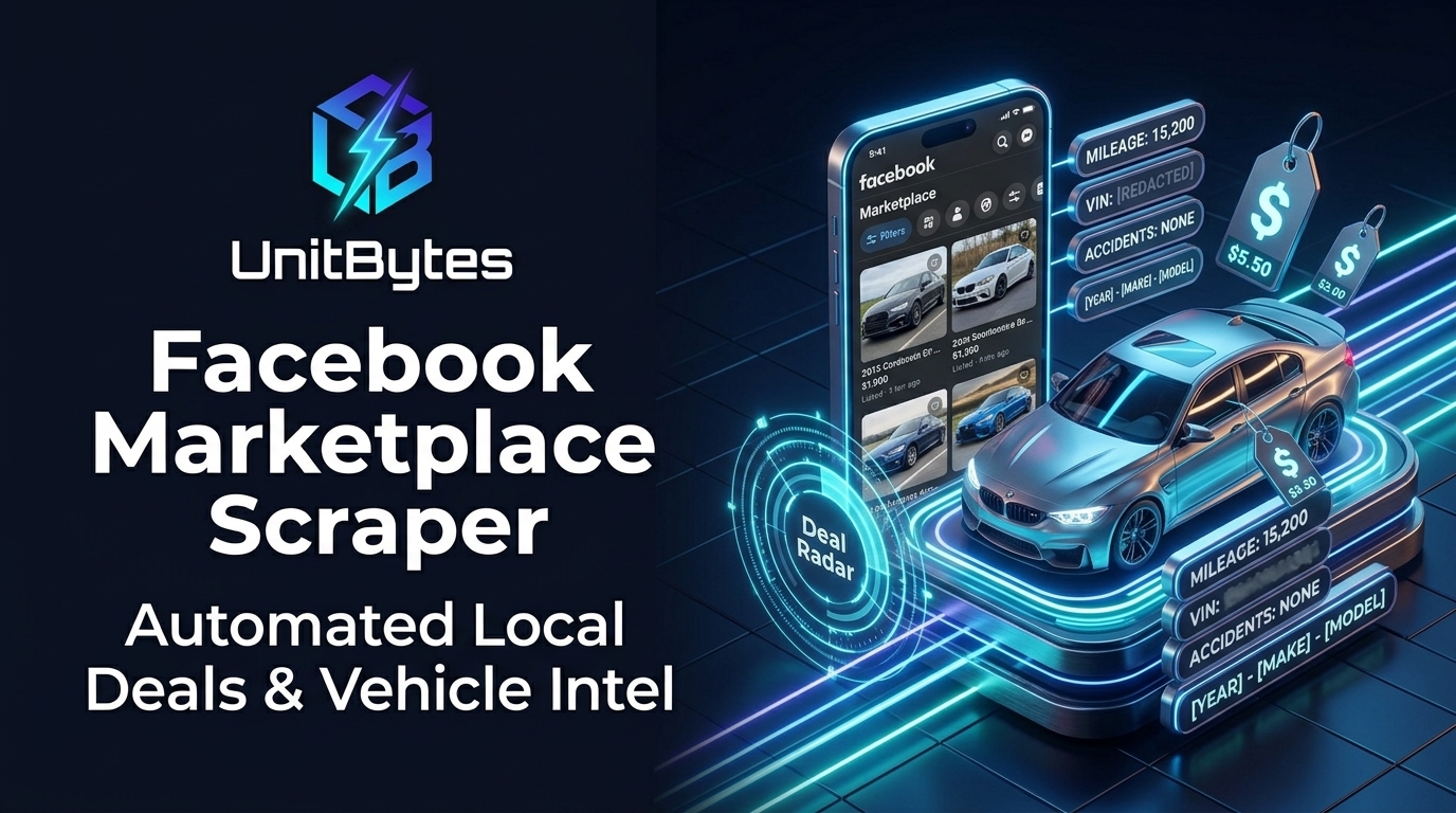 Facebook Marketplace Scraper API by UnitBytes