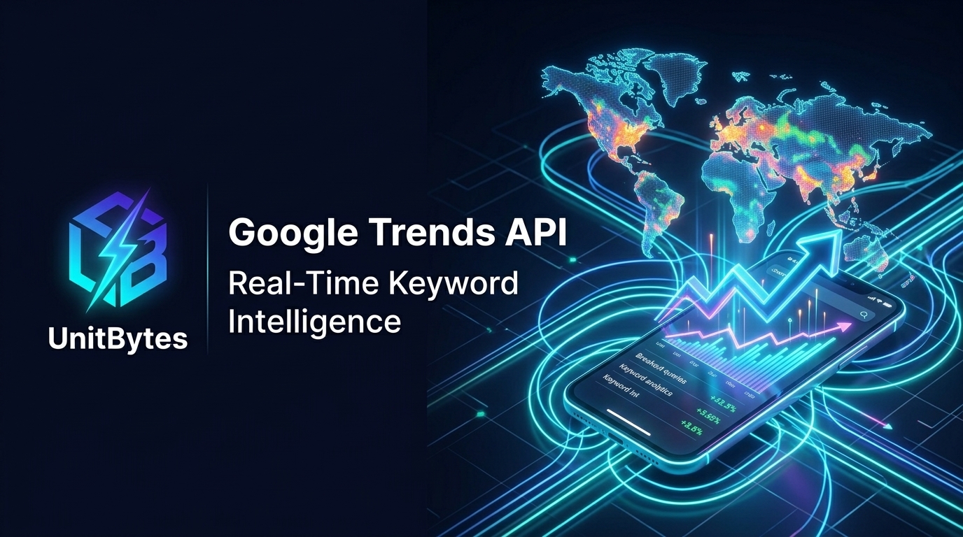 Google Trends Real-Time & Historical API by UnitBytes