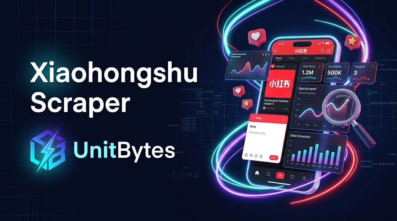 Xiaohongshu RedNote Scraper by UnitBytes