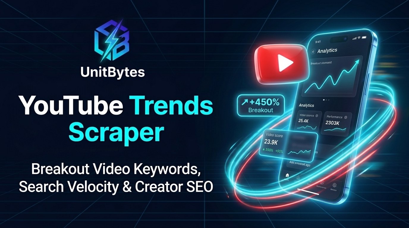 YouTube Trends Scraper: Breakout Keywords & SEO