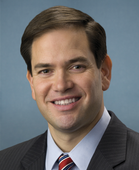 Official portrait of Senator Marco Rubio