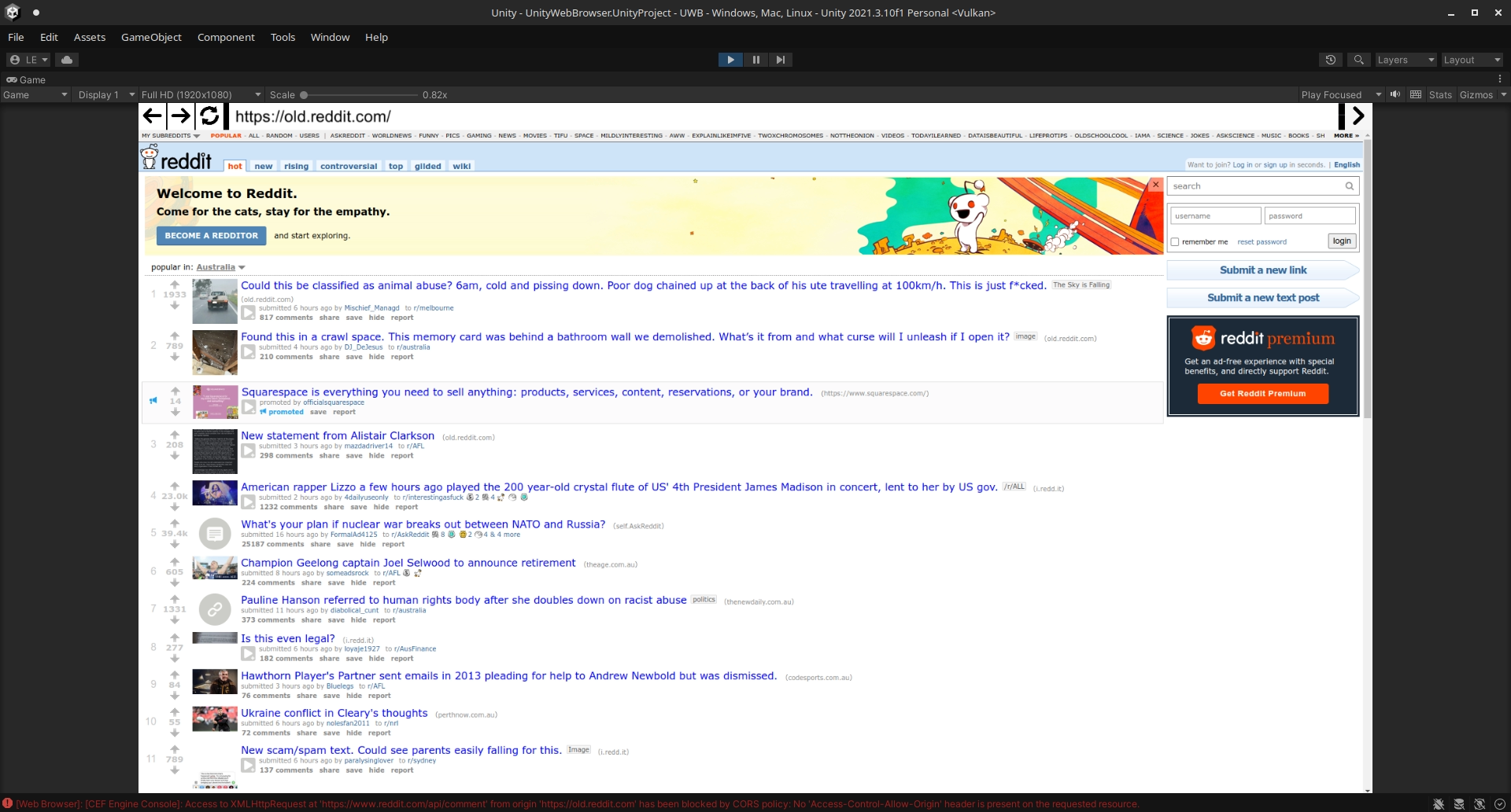 Old Reddit Screenshot