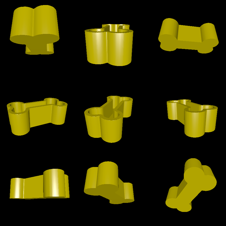 Rendering of a bone box