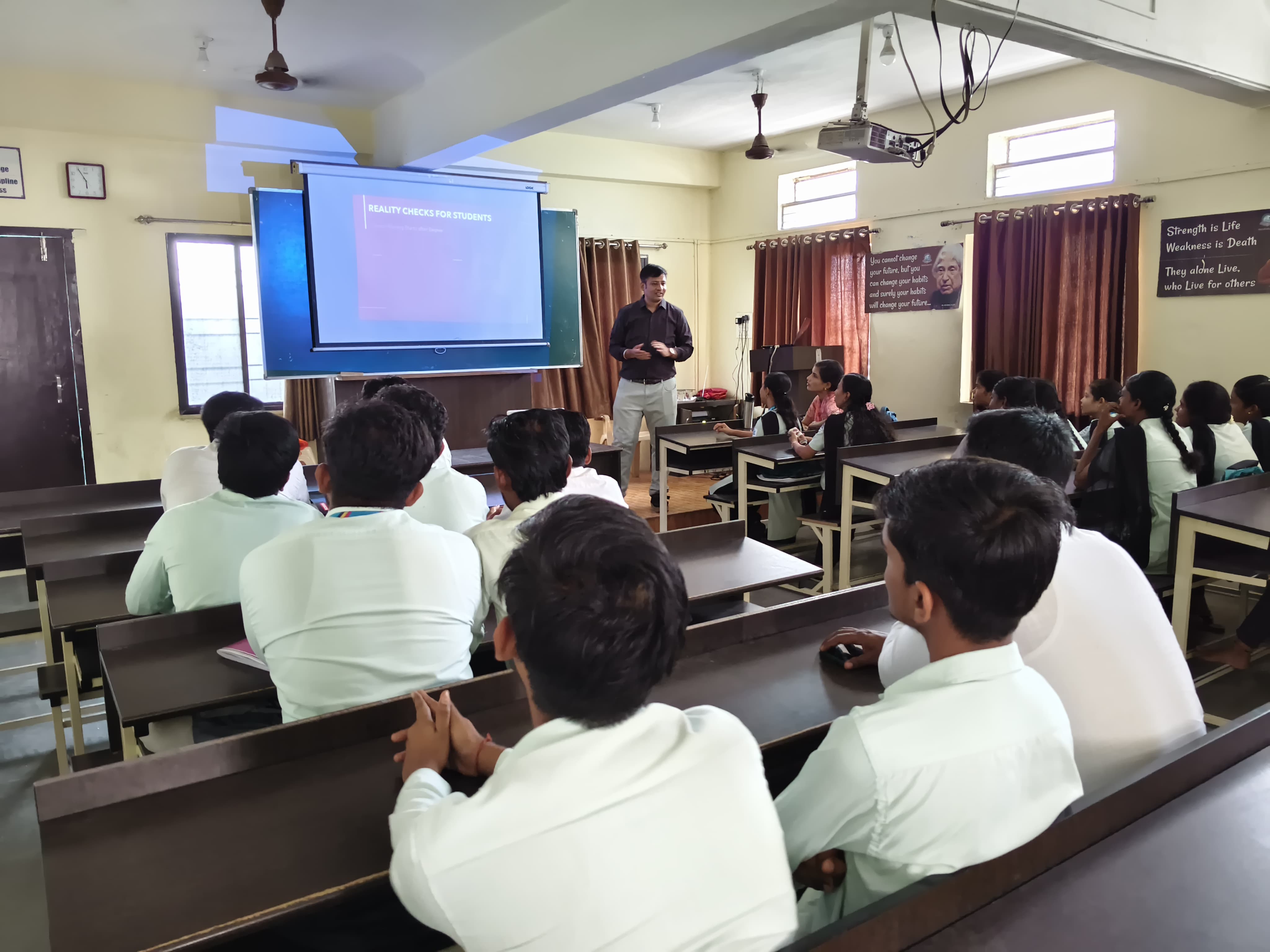 Educational kit distribution to children
