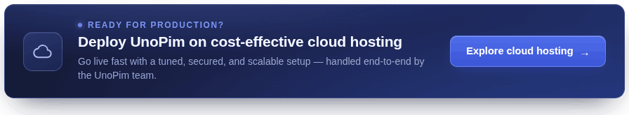 Deploy UnoPim on cost-effective cloud hosting