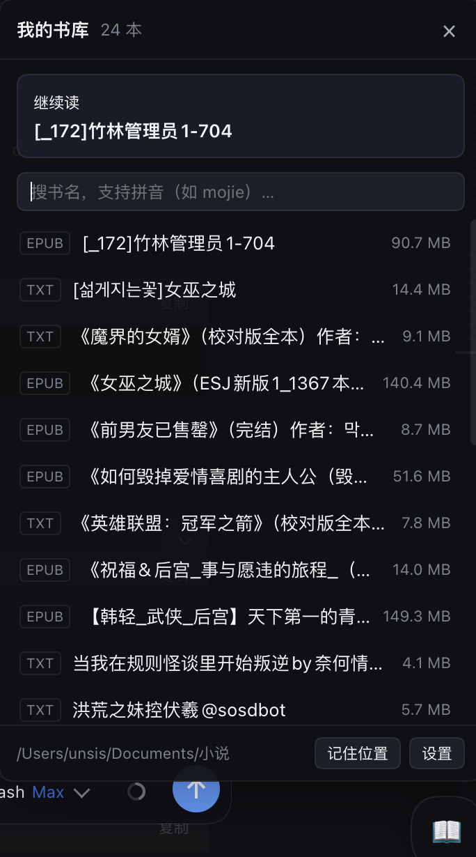 dsh-novel-launcher preview