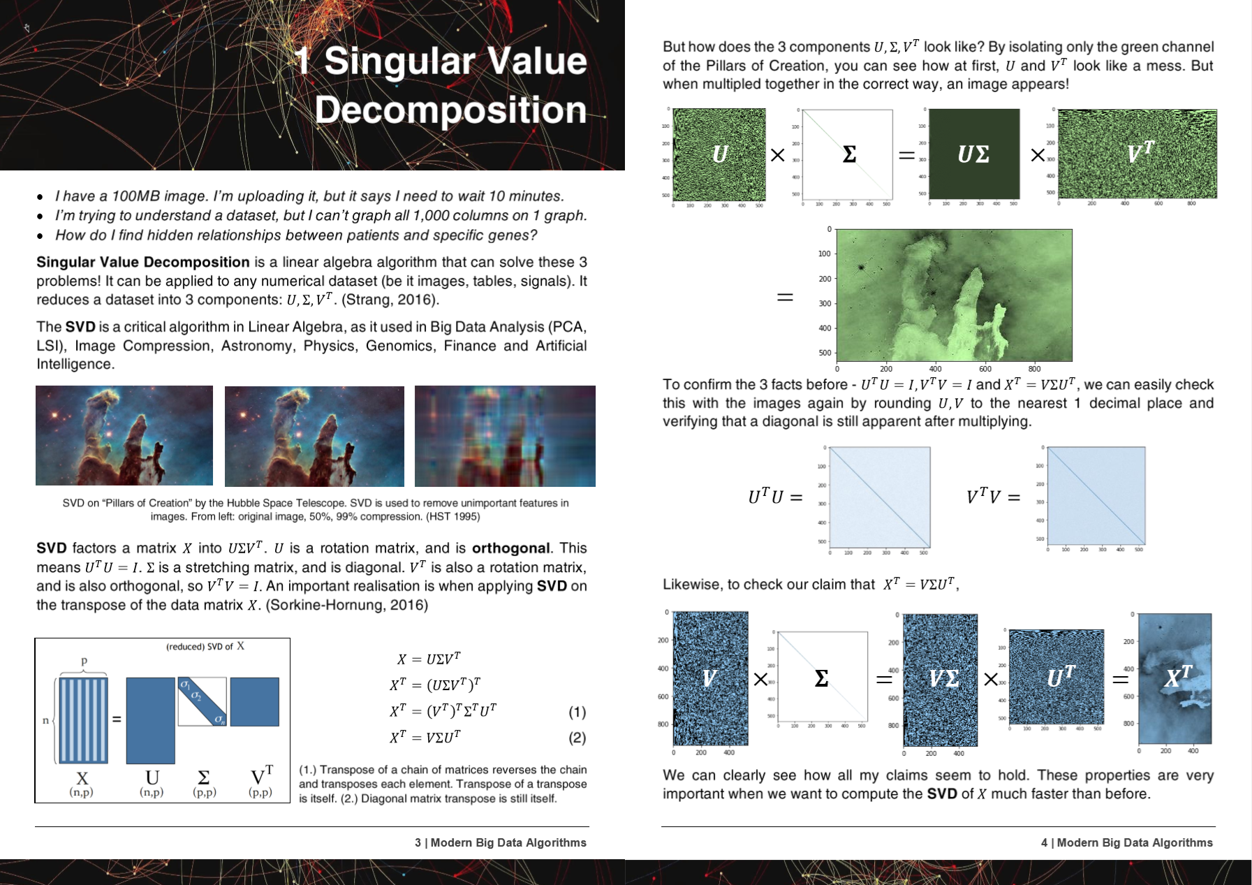 Modern Big Data Algorithms