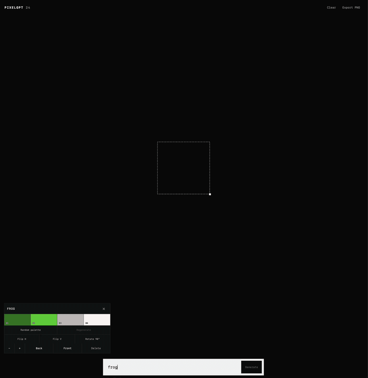 PixelGPT 24x24 demo