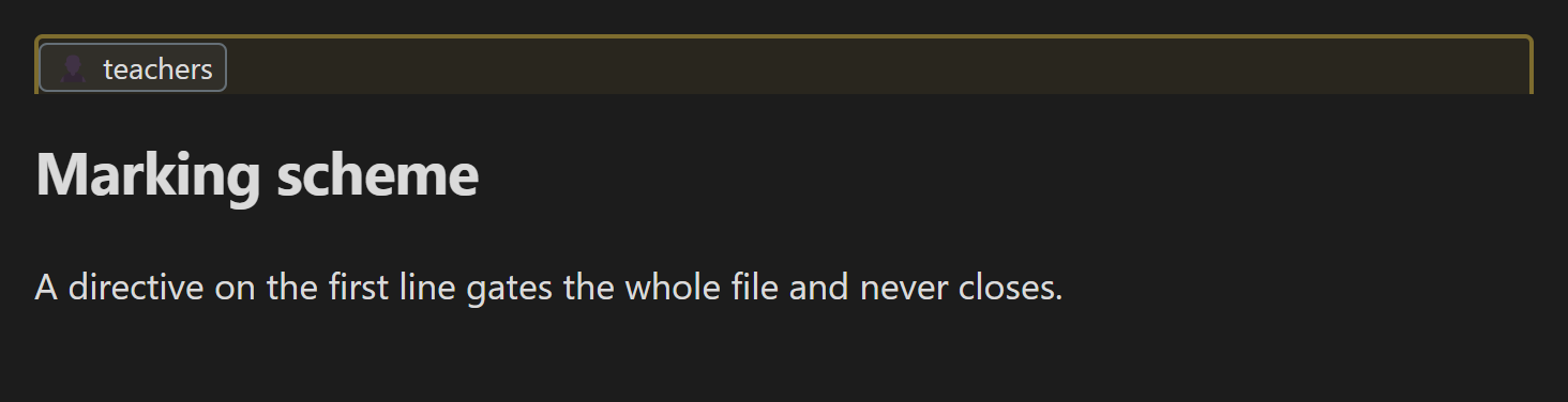 A whole-file directive