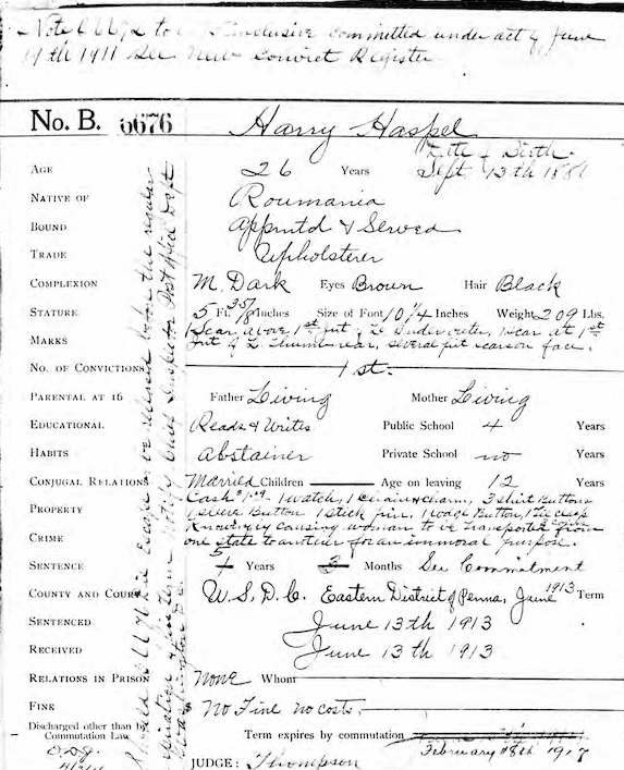 Incarceration Record