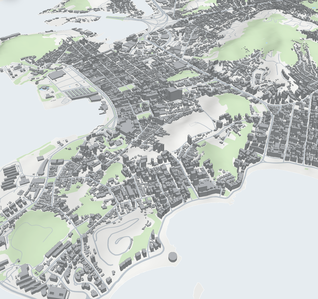 Autark terrain rendering in Niterói