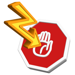 Inhibit logo